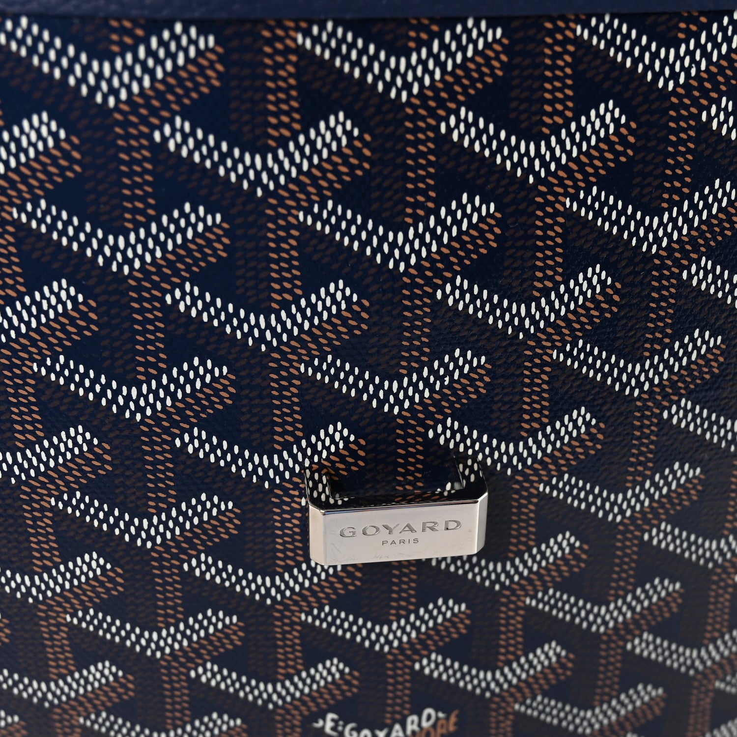 Goyard Goyardine Belvedere II PM Messenger Bag Navy 6 of 9