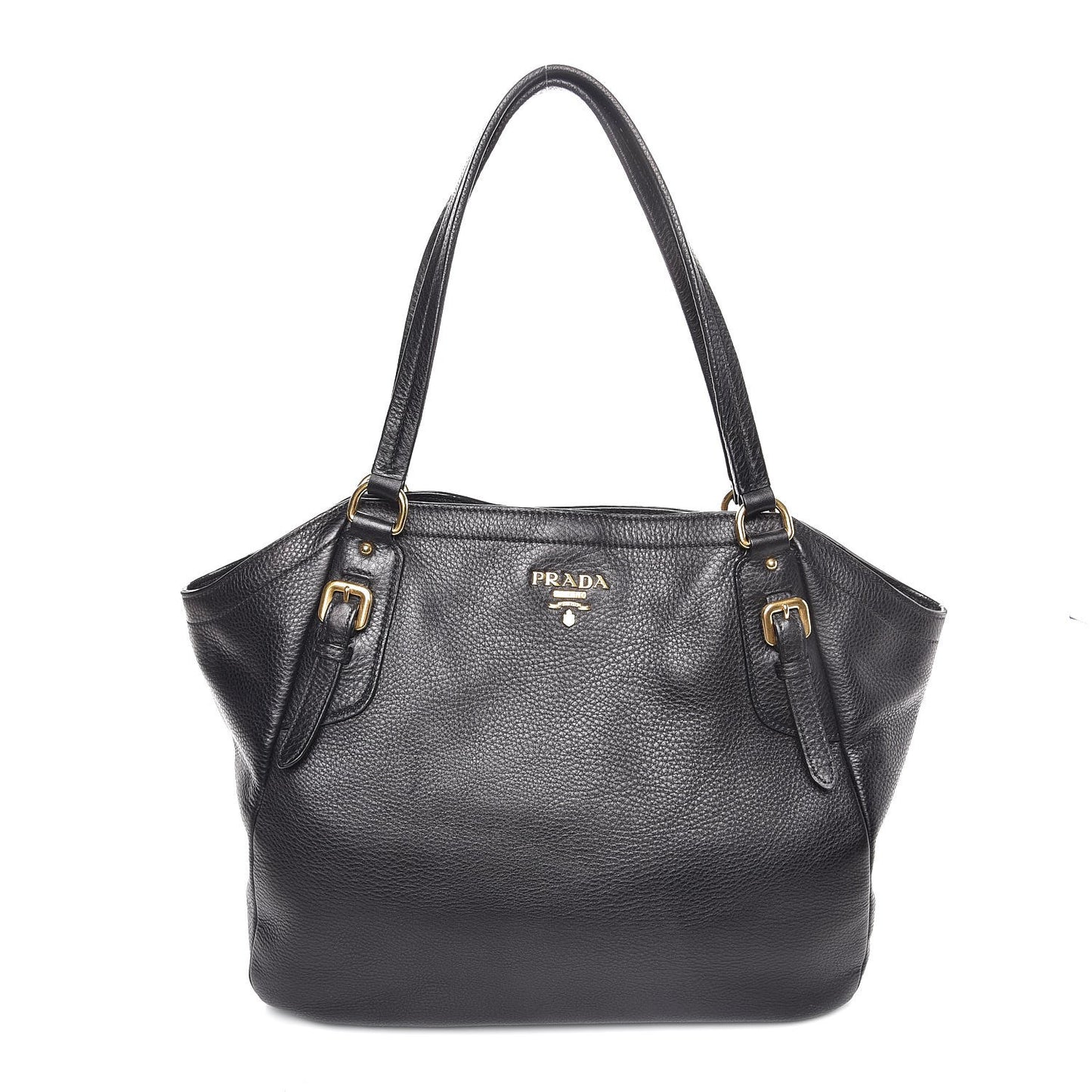 Vitello Daino Tote Black