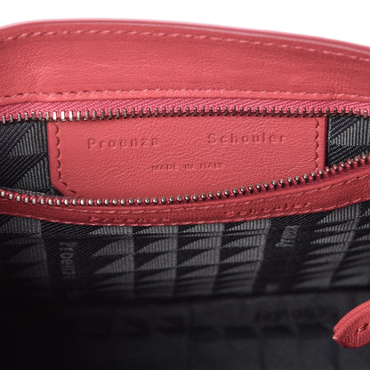 Proenza Schouler Lambskin PS1 Pouch Messenger Hibiscus 7 of 8