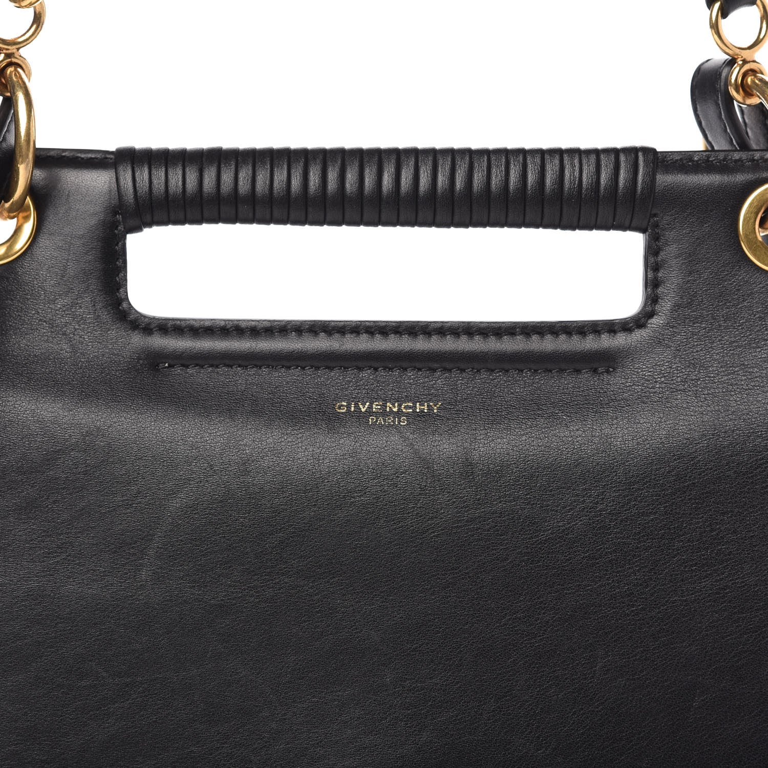 Givenchy Calfskin Small Whip Top Handle Crossbody Black 9 of 9
