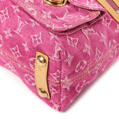 Louis Vuitton Denim Baggy PM Fuchsia 5 of 8