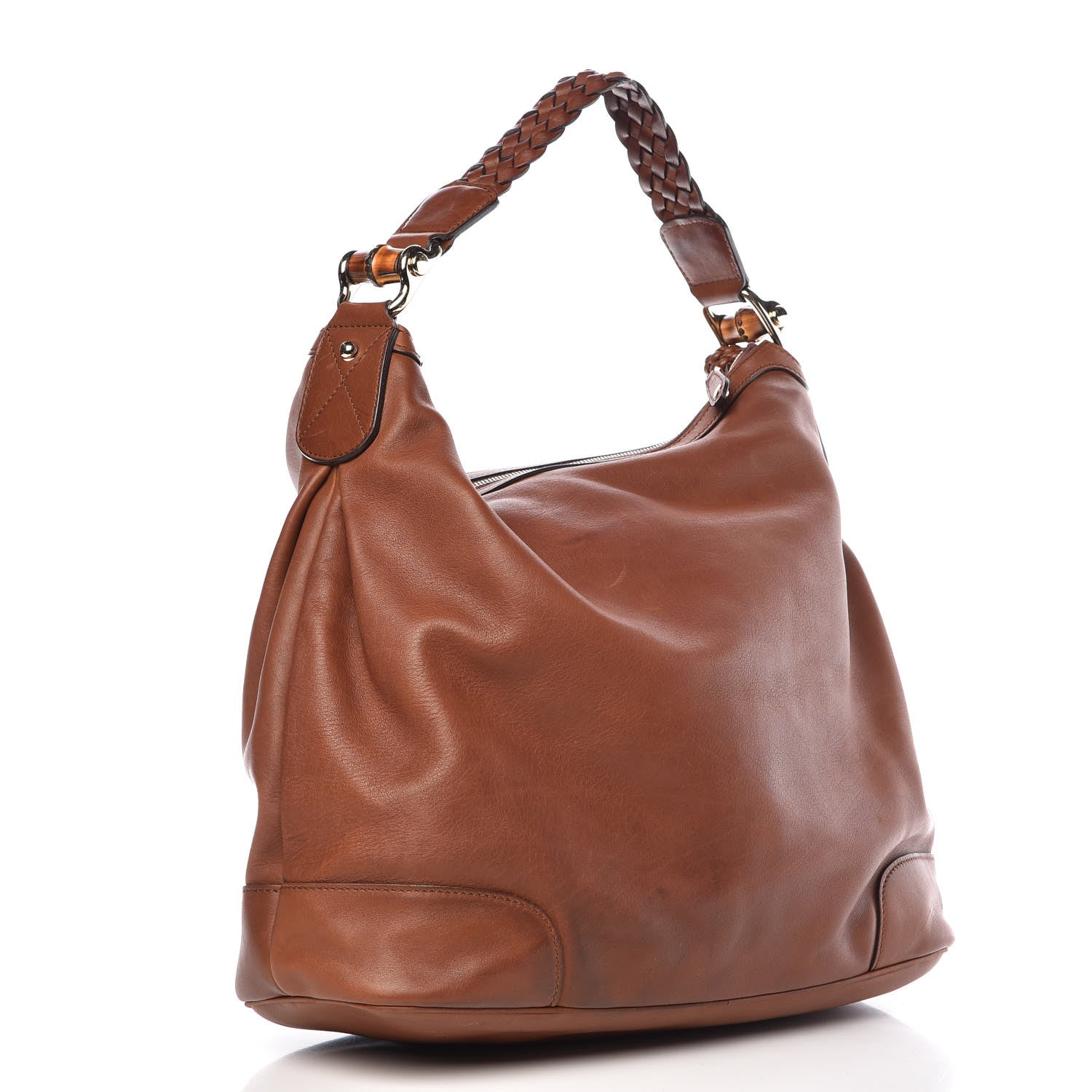 Gucci Calfskin Eva Hobo Brown 3 of 12