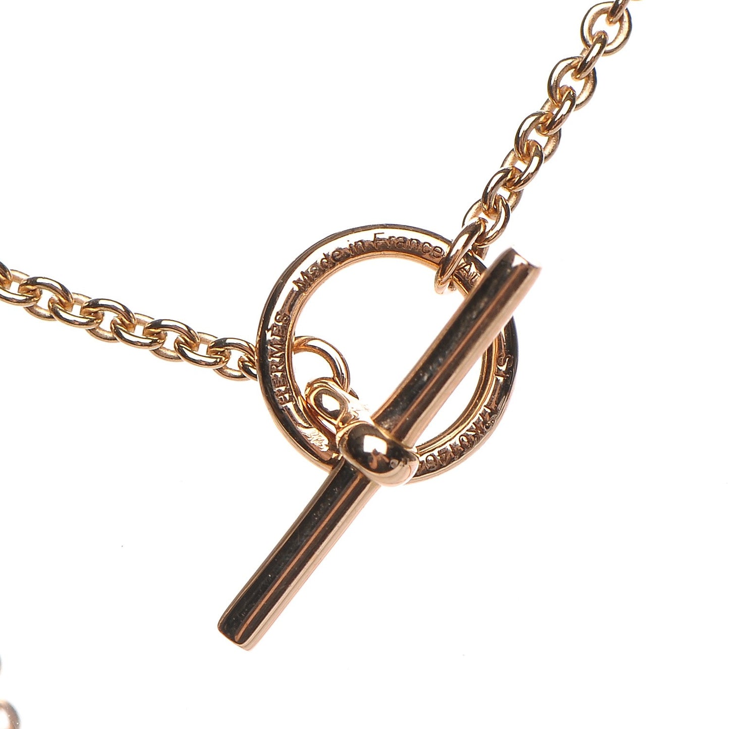 18K Rose Gold Mini Chaine d'Ancre Punk Bracelet ST