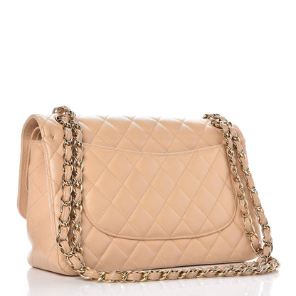Chanel Caviar Quilted Jumbo Double Flap Beige Clair 4 of 14