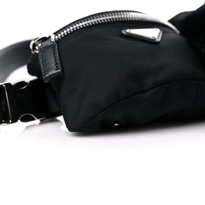 Prada Tessuto Nylon Pocket Drawstring Pouch Belt 100 40 Black 9 of 15
