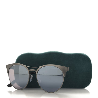 Gucci Metal Round GG0075SK Sunglasses Silver 7 of 7