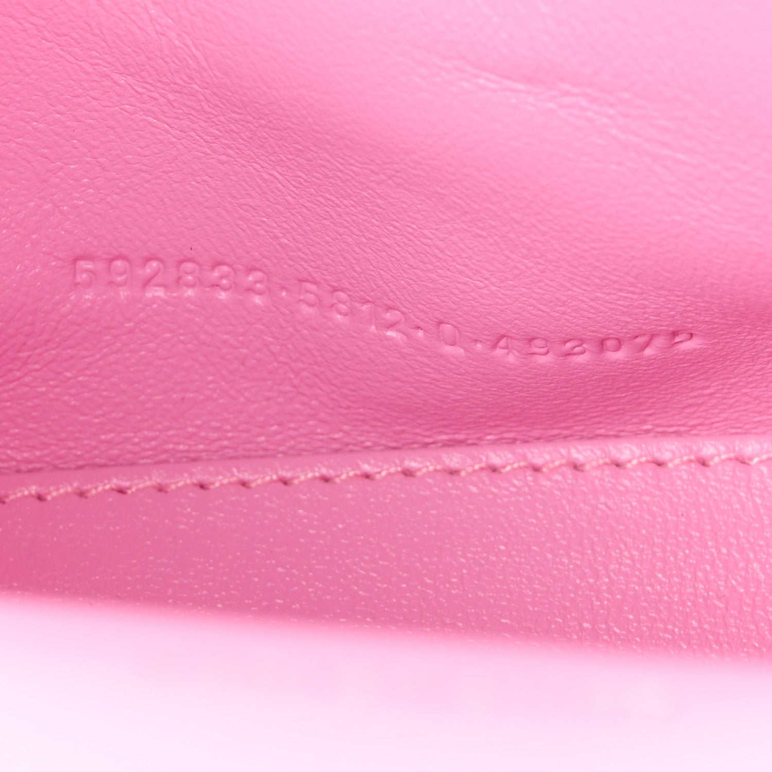 Balenciaga Washed Denim BB Monogram Hourglass Top Handle Bag XS Pink 8 of 11