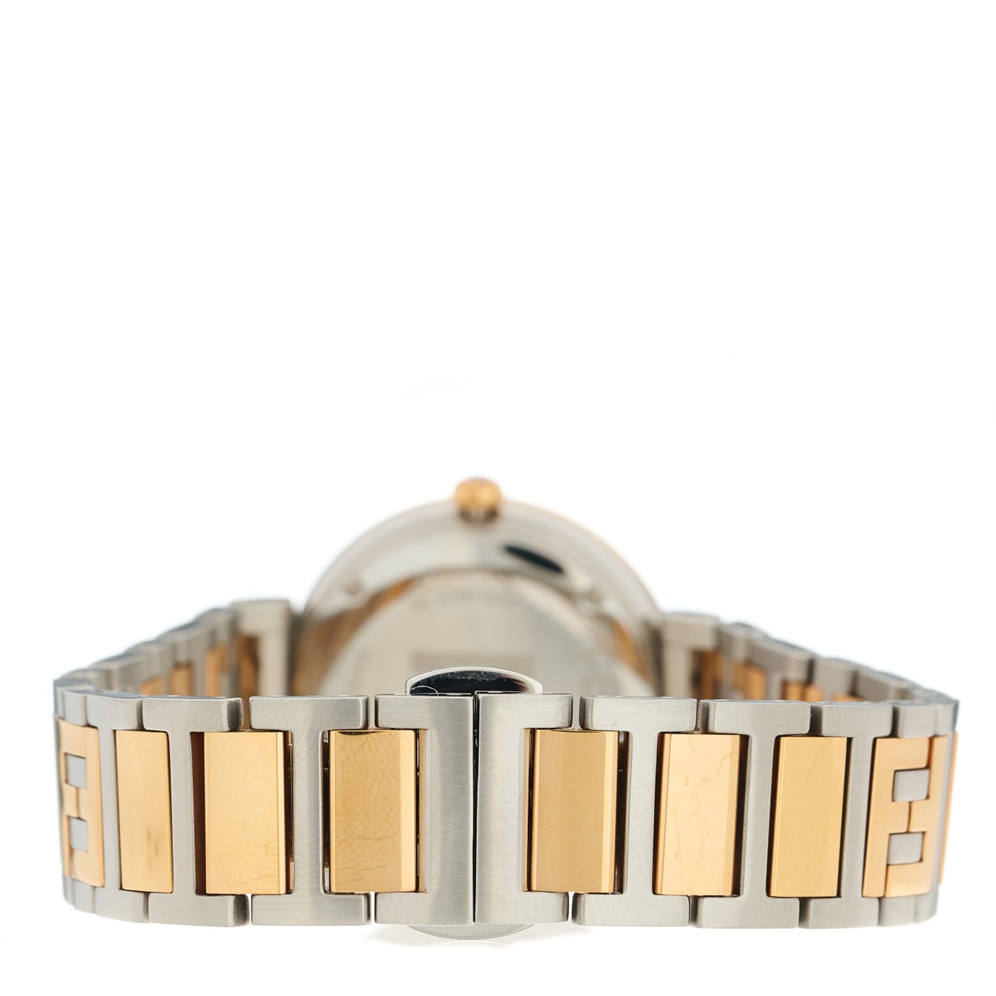 Stainless Steel Diamond Bezel Black Mother of Pearl 29mm Fendi Forever Quartz Watch