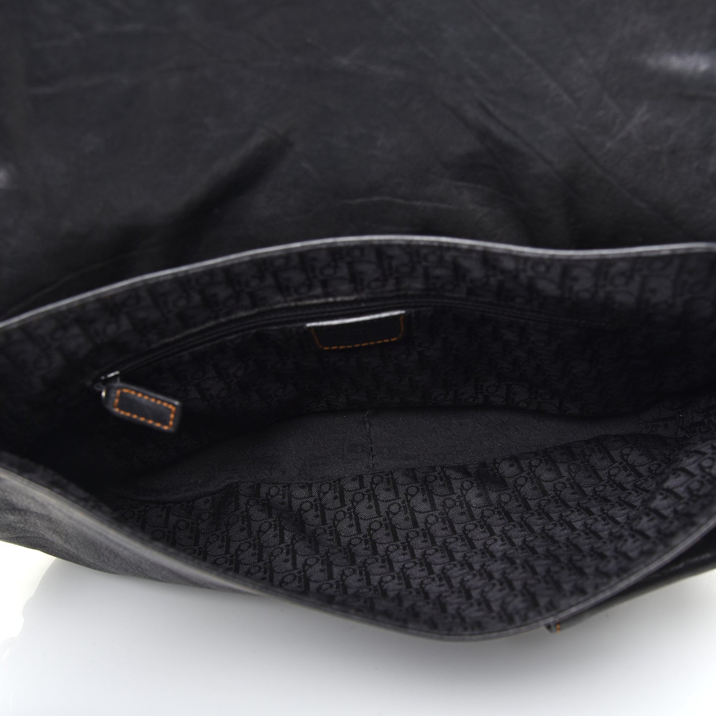 Calfskin Medium Gaucho Double Saddle Bag Black