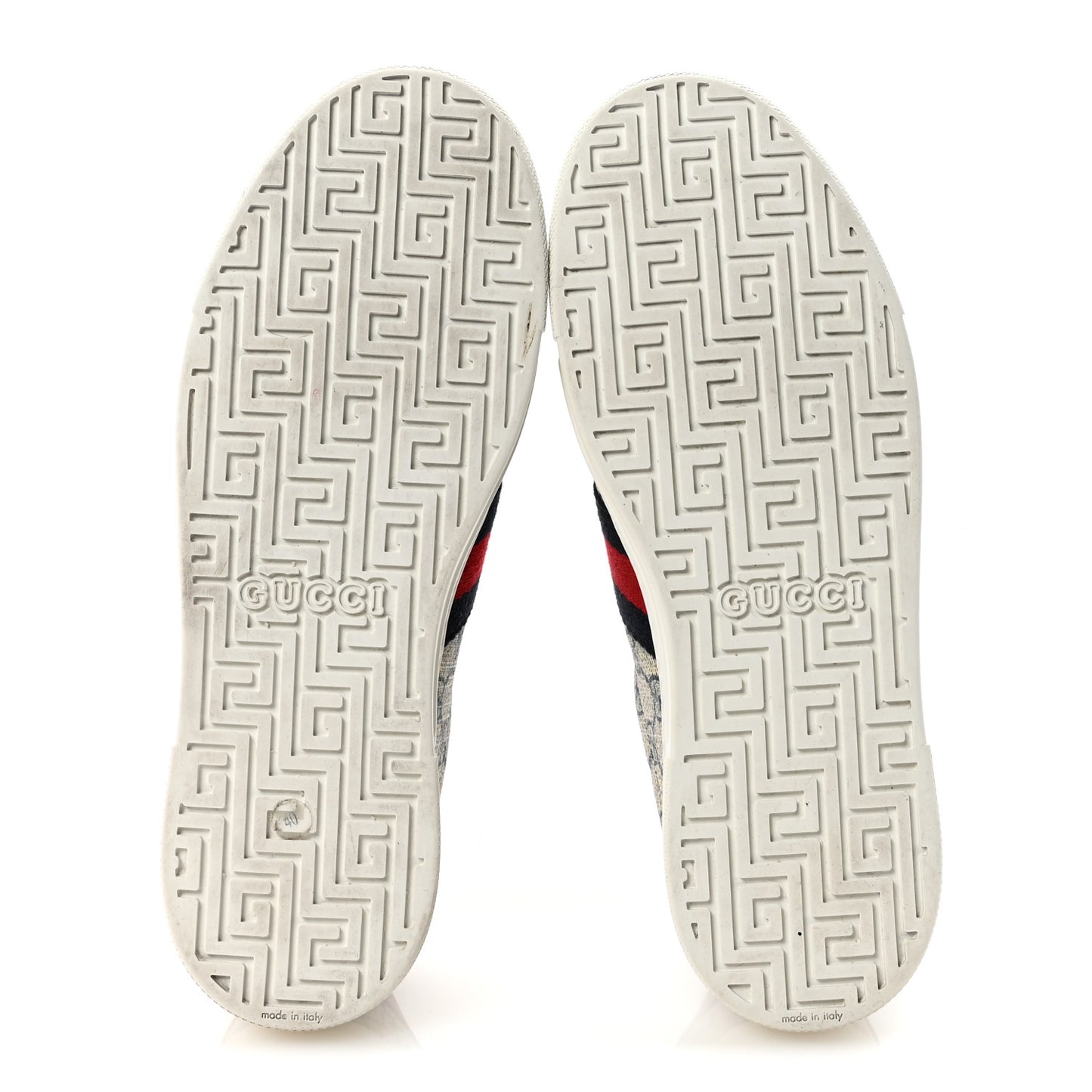 GG Supreme Monogram Womens Ace Low-Top Sneaker 40 Beige