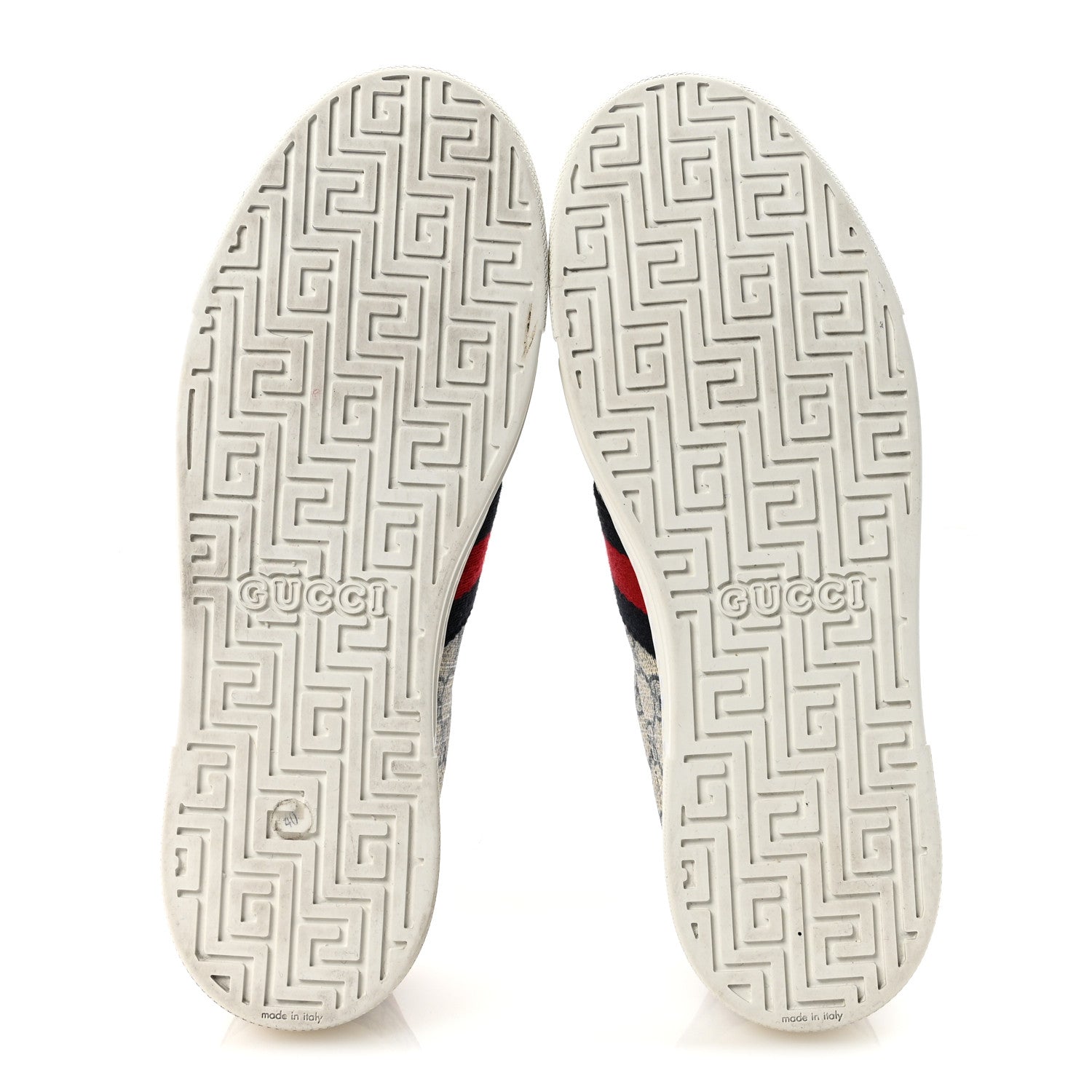 Gucci GG Supreme Monogram Womens Ace Low-Top Sneaker 40 Beige 6 of 10