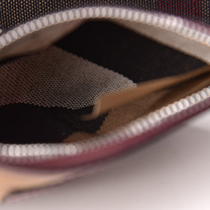 Burberry Canvas Mega Check Mini Ashby Tassel Crossbody Burgundy Red 9 of 15