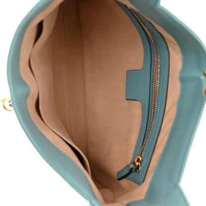 Gucci Boarded Dyana Lux Calfskin Small Jackie 1961 Hobo Dusty Azure 5 of 10