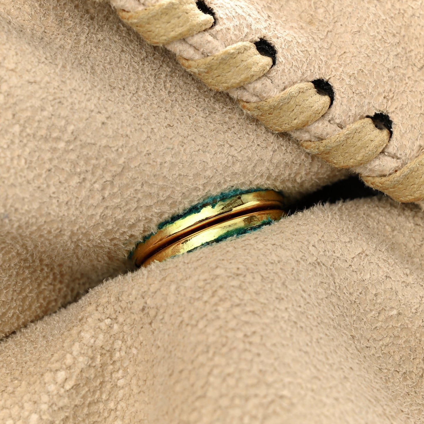 Shaggy Deer Small Falabella Tote Nude