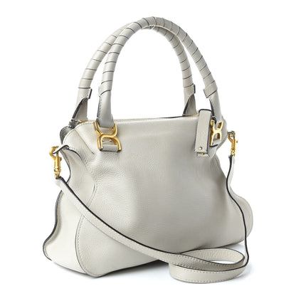 Chloe Calfskin Medium Marcie Satchel Dove 4 of 13