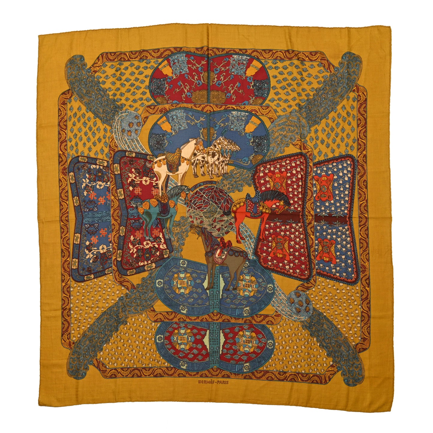 Cashmere Silk Art Des Steppes 140 Shawl