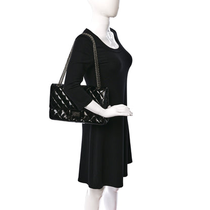Chanel Patent Quilted 2.55 Reissue 226 Flap Black 2 of 9