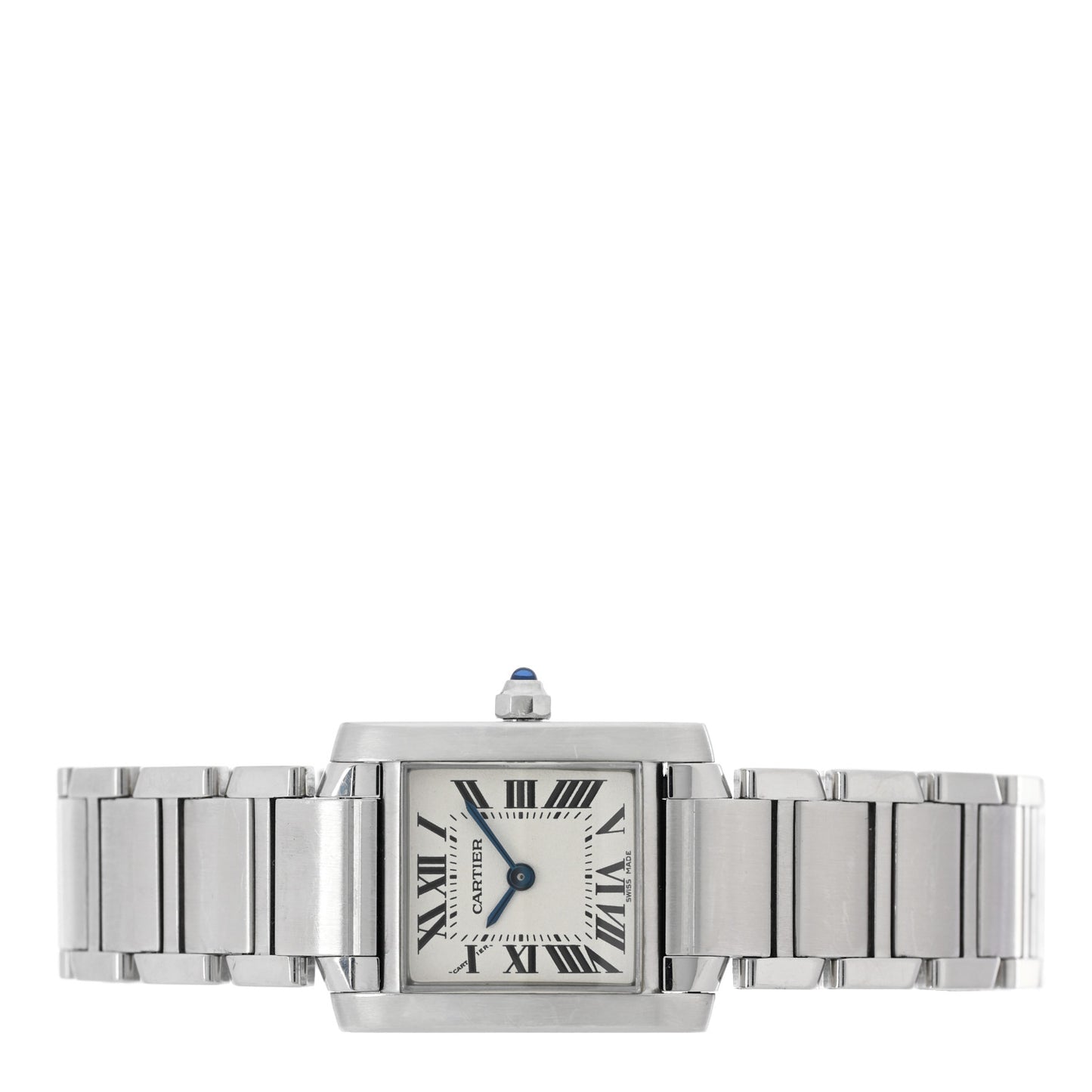 Stainless Steel 20mm Tank Francaise Quartz Watch