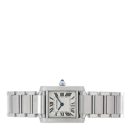 Cartier Stainless Steel 20mm Tank Francaise Quartz Watch 2 of 5