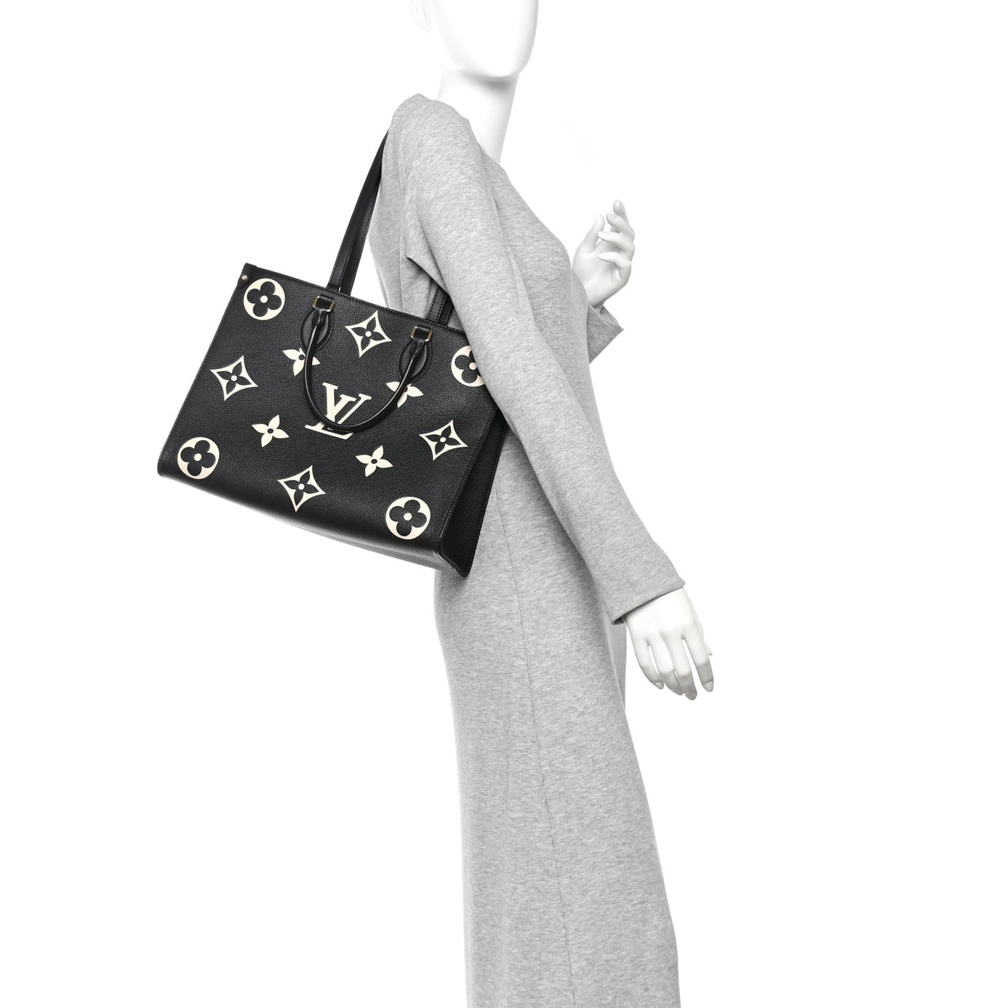 Empreinte Monogram Giant Onthego MM Black Beige