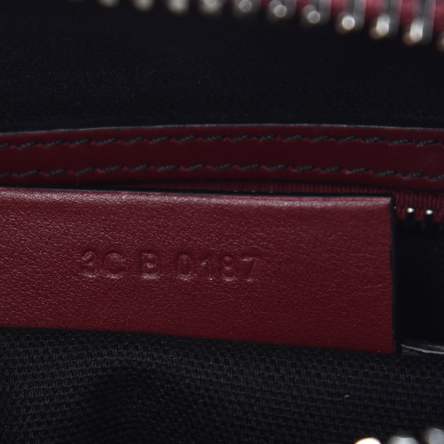 Givenchy Smooth Calfskin Ayers Mini Bi-Color Antigona Wine Black 6 of 8