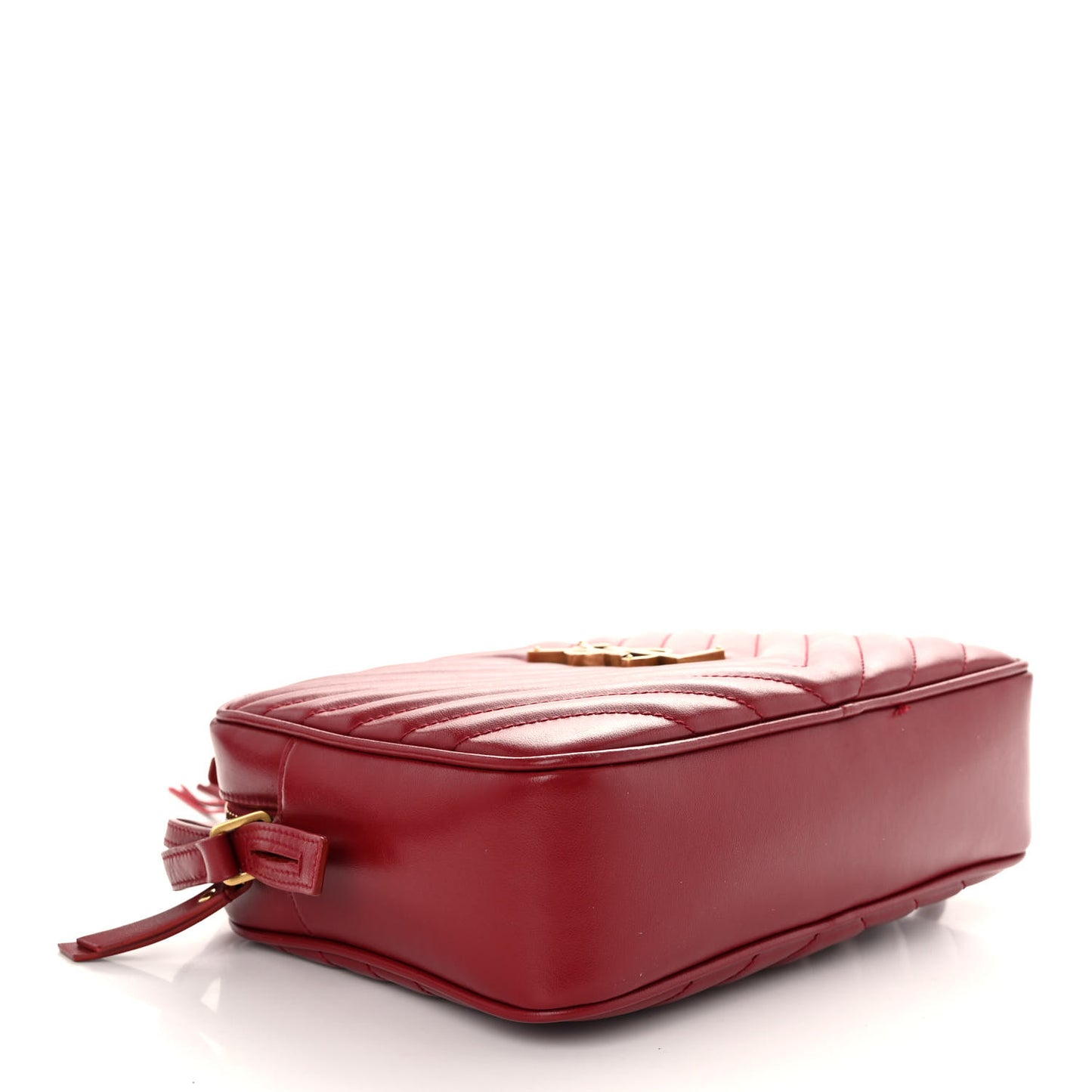 Calfskin Matelasse Monogram Lou Camera Bag Rouge Eros