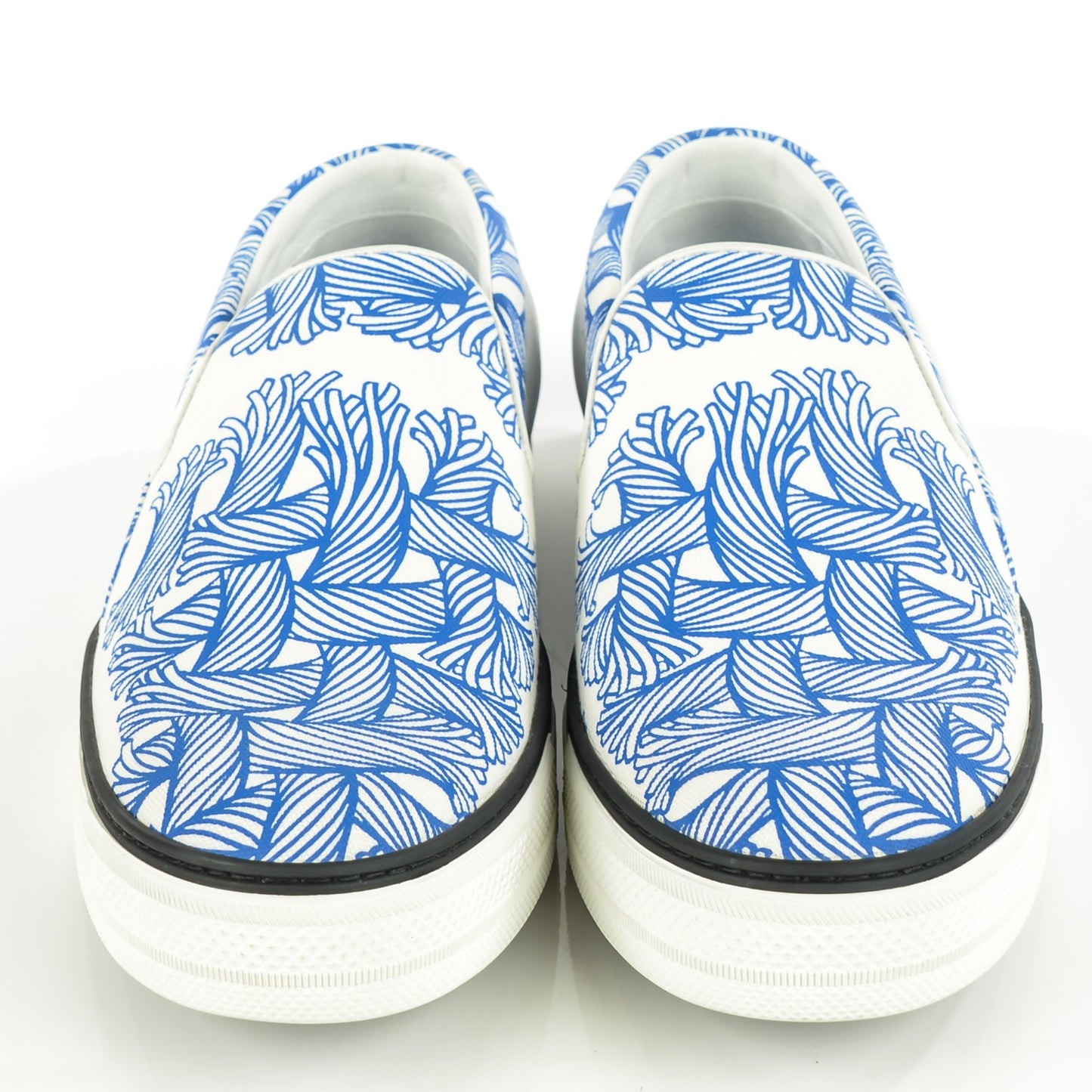Calfskin Canvas Christopher Slip-On Sneakers 8.5