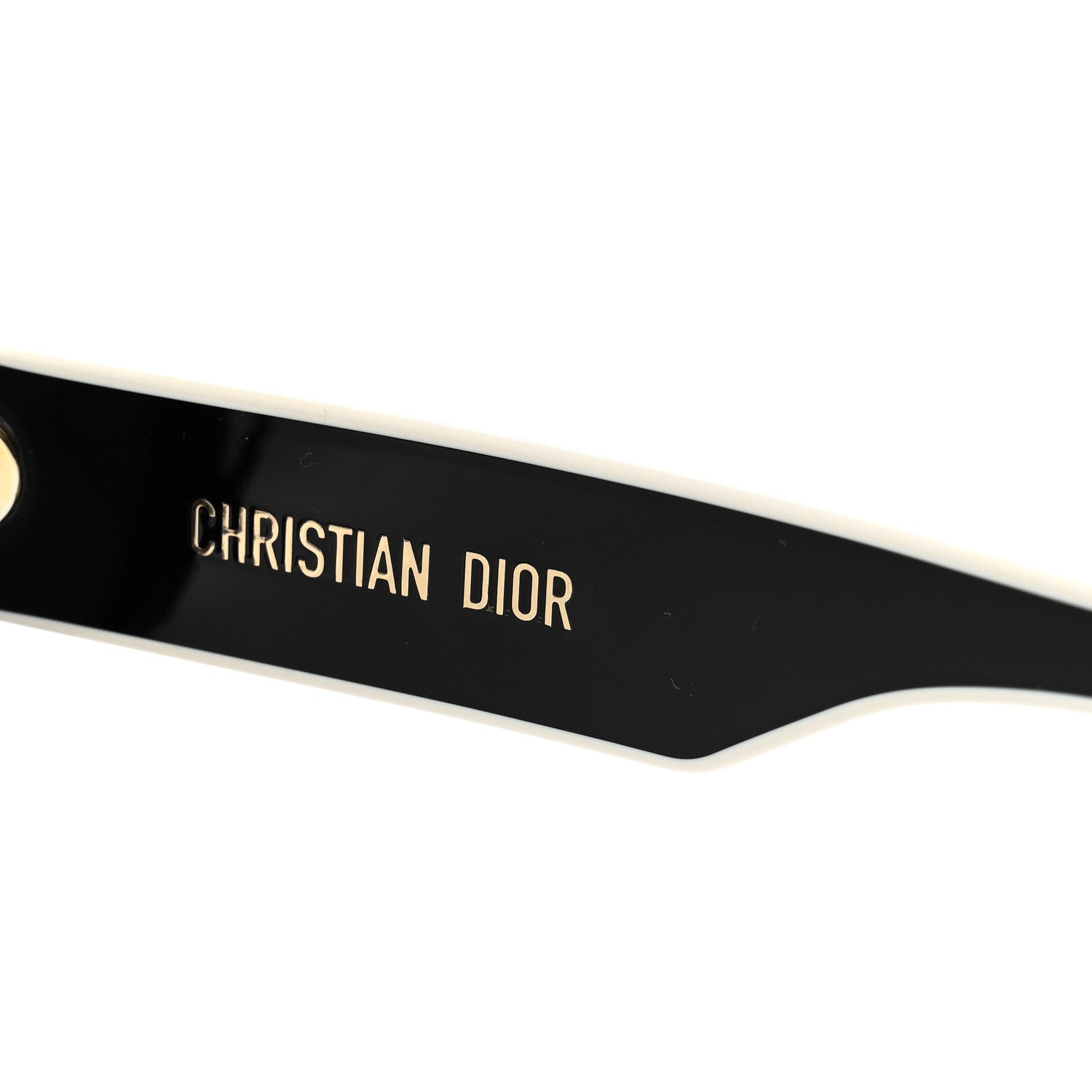Christian Dior Diorpacific S1U Square Sunglasses Black White