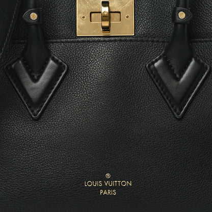 Louis Vuitton Calfskin Monogram On My Side PM Black 7 of 10