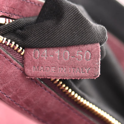 Chloe Nubuck Medium Sally Flap Bag Burgundy 10 of 14