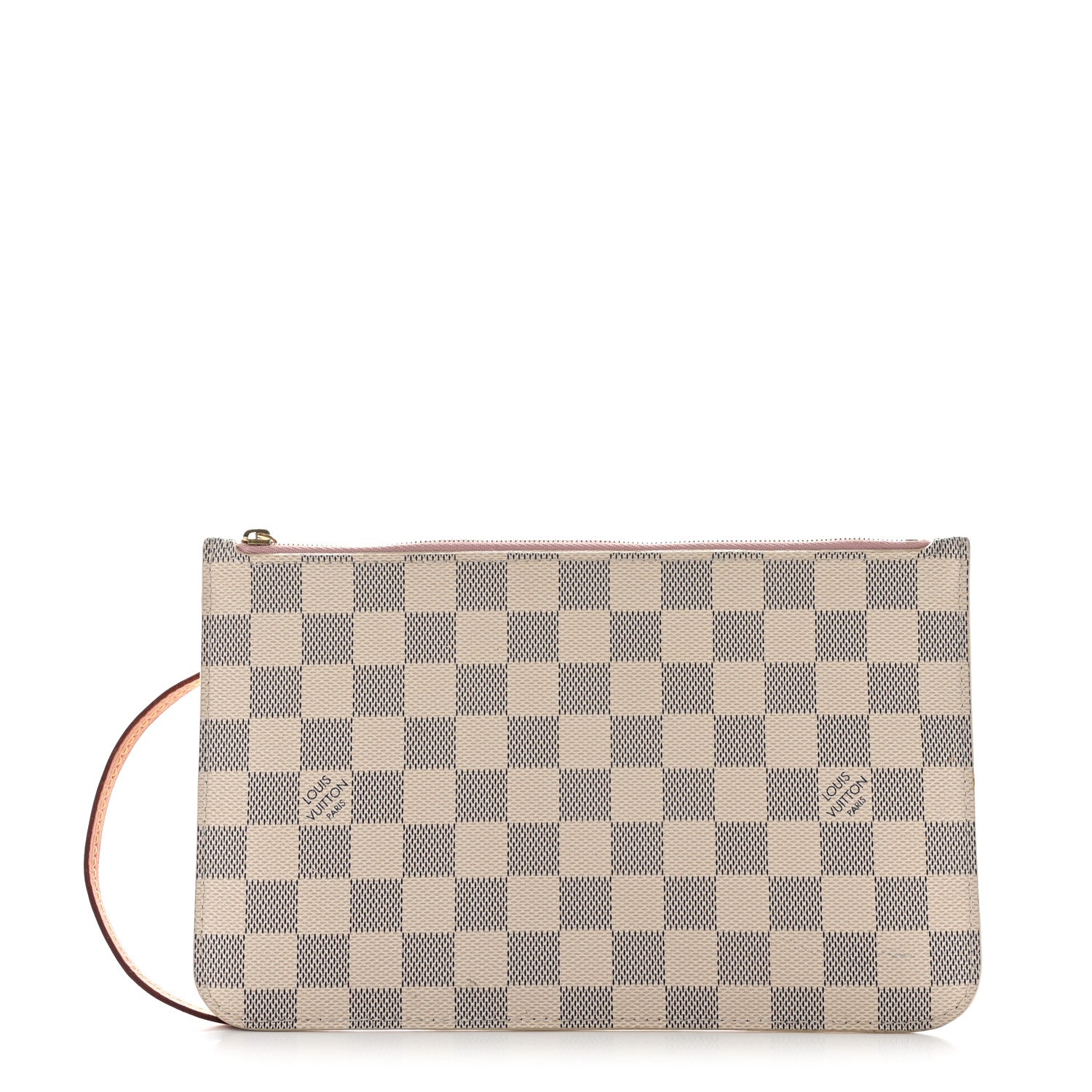Louis Vuitton Damier Azur Neverfull MM GM Pochette Rose Ballerine 1 of 10