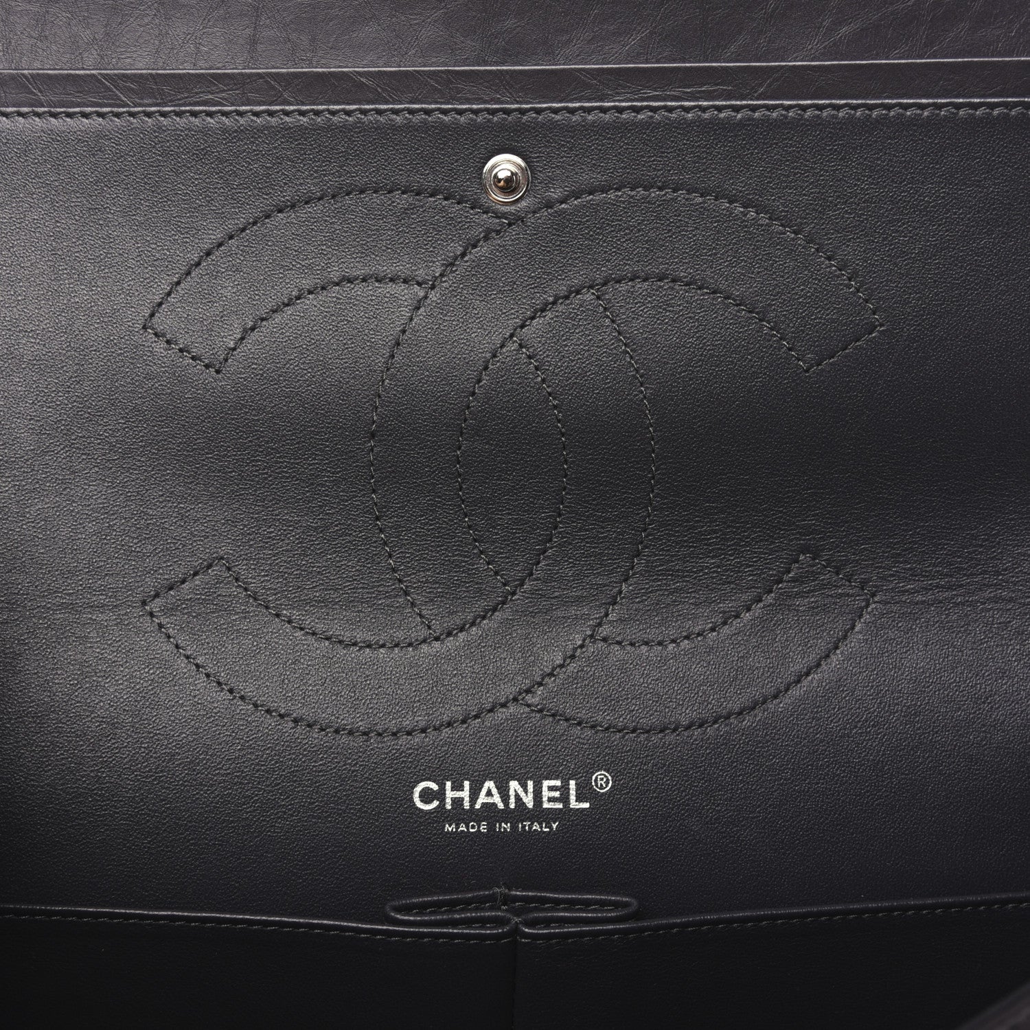 Chanel Aged Calfskin Quilted 2.55 Reissue 227 Flap Dark Grey 8 of 14