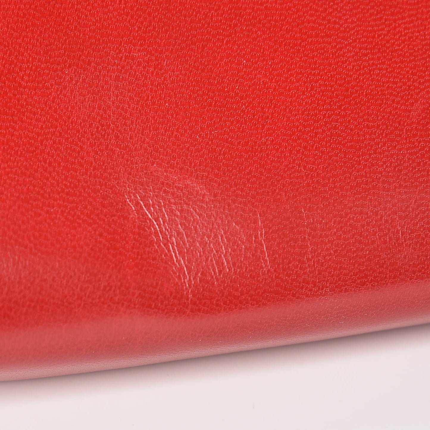 Goatskin Chic Kisslock Mini Clutch Rosso