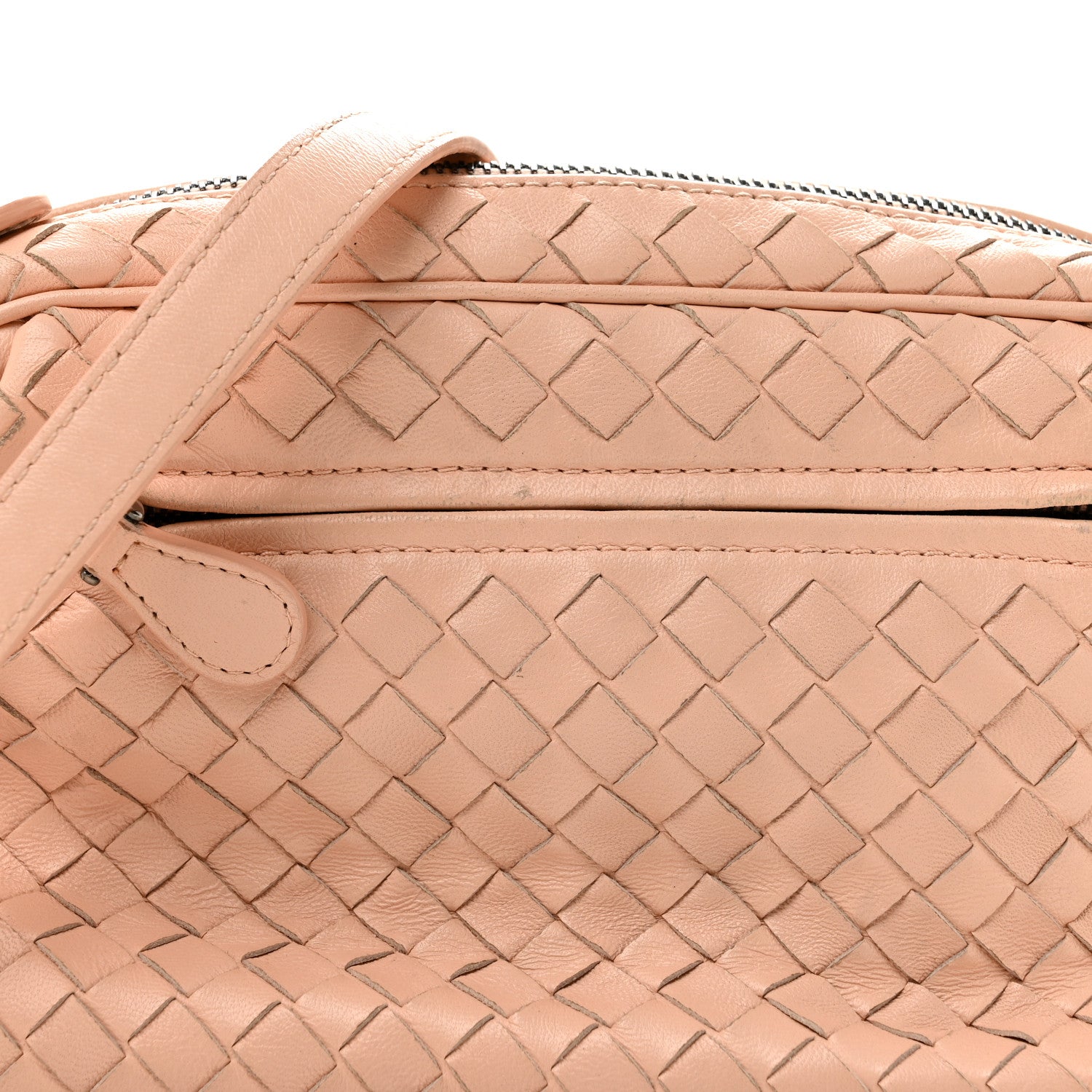 Bottega Veneta Nappa Intrecciato Crossbody Flamingo 8 of 15
