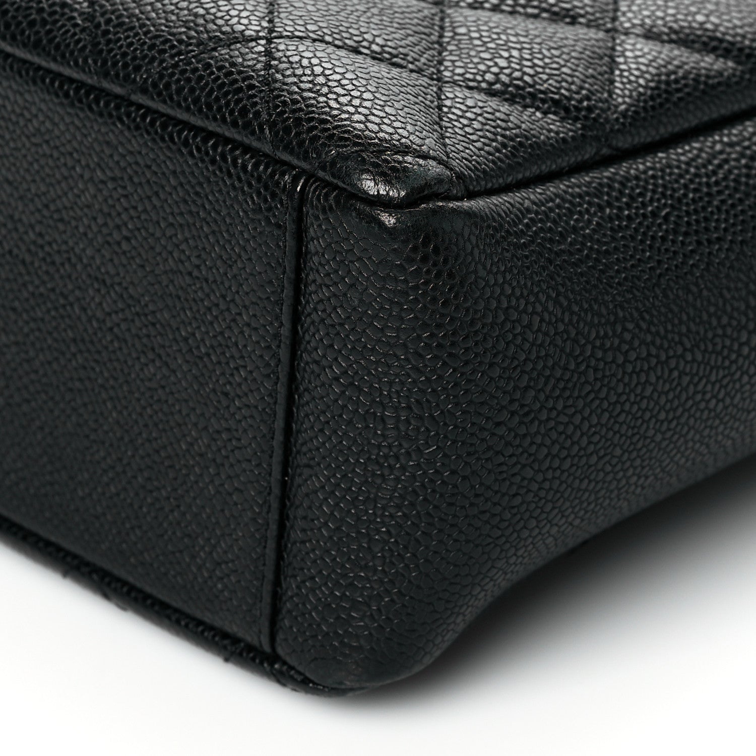 Chanel Caviar Quilted Petit Shopping Tote PST Black 9 of 10