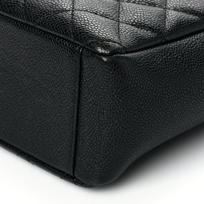 Chanel Caviar Quilted Petit Shopping Tote PST Black 9 of 10