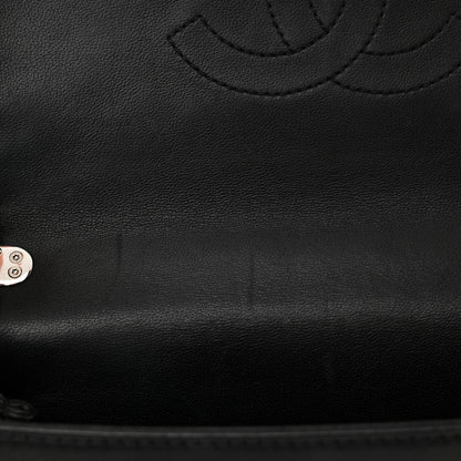 Chanel Lambskin Quilted Small Studded Bubble Flap Black 10 of 10