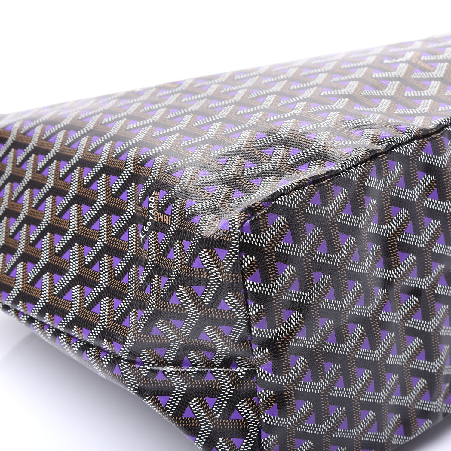 Goyard Goyardine Saint Louis Claire Voie PM Black Violet 5 of 9