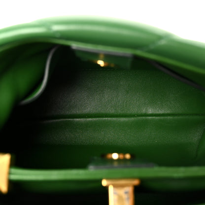 Valentino Garavani Nappa Small Roman Stud The Handle Bag Gea Green 5 of 11