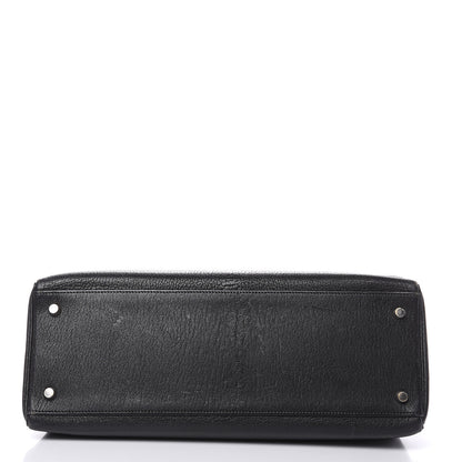 Hermes Chevre De Coromandel Kelly Retourne 35 Black 7 of 35
