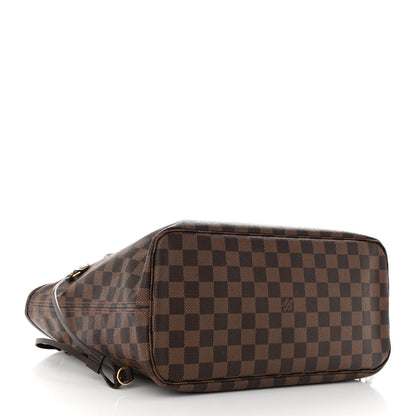 Louis Vuitton Damier Ebene Neo Neverfull MM Rose Ballerine 5 of 12