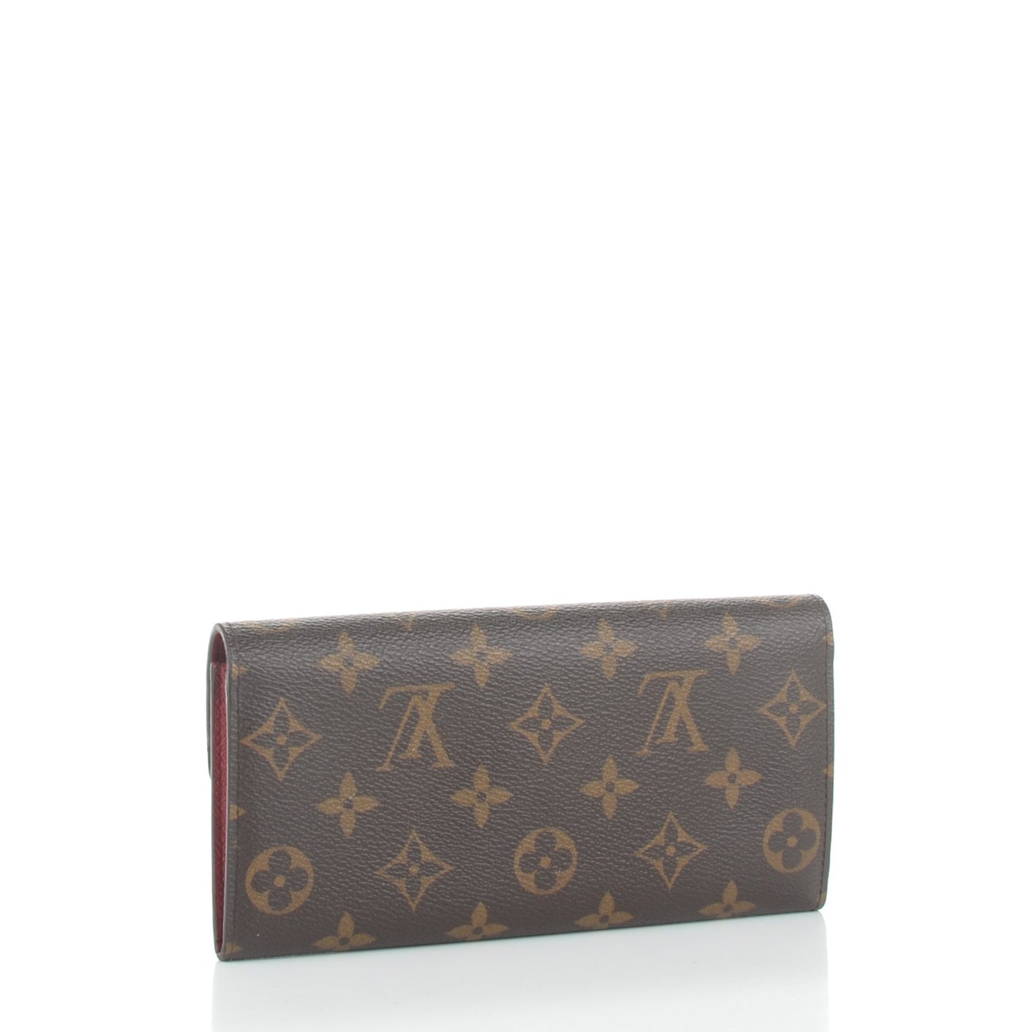 Monogram Emilie Wallet Red