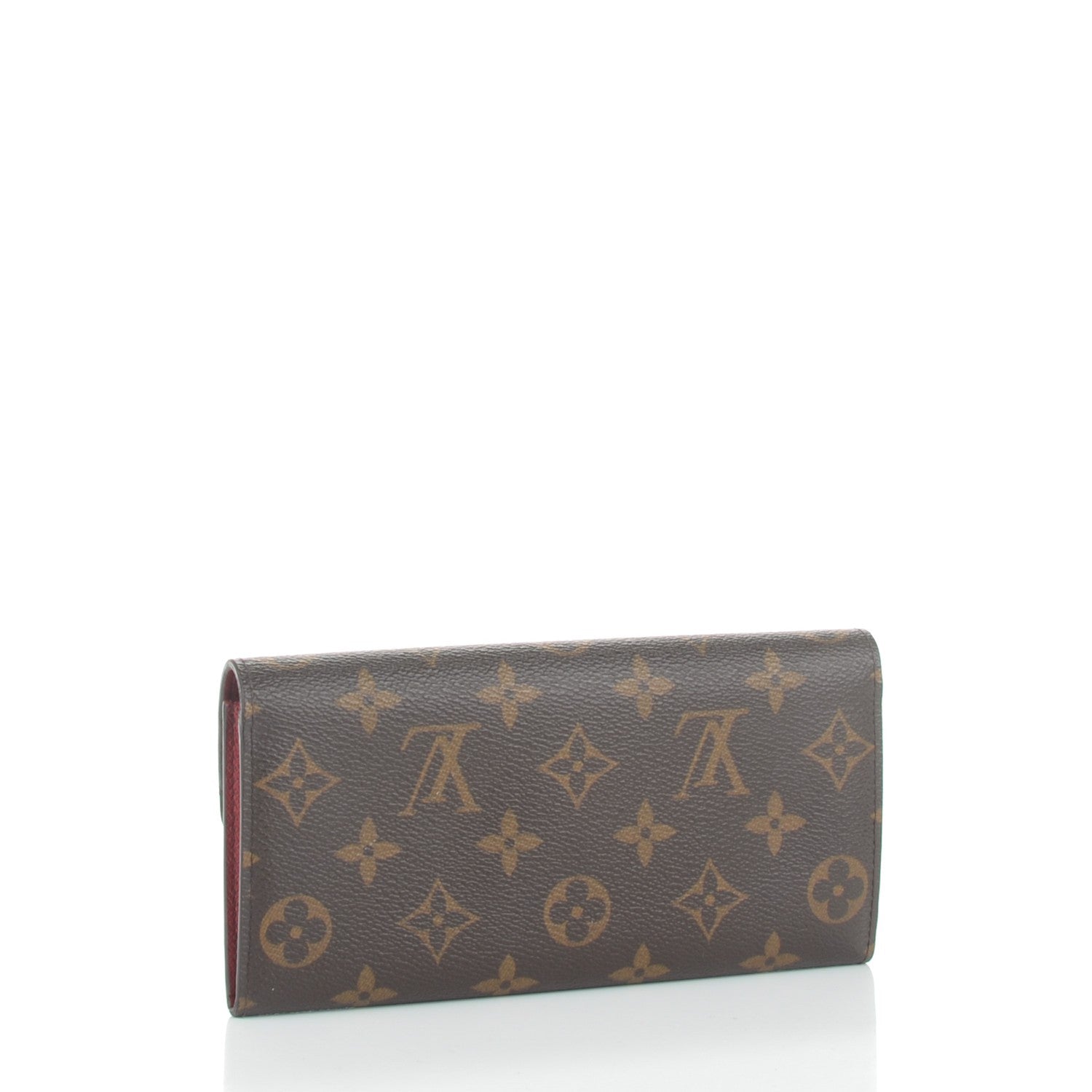 Louis Vuitton Monogram Emilie Wallet Red 3 of 7