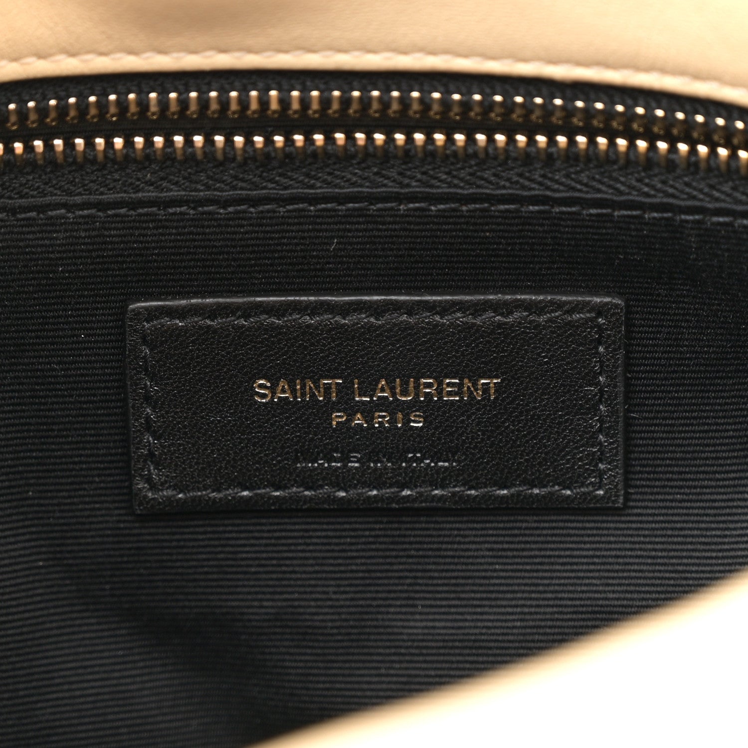 Saint Laurent Lambskin Quilted Toy Loulou Puffer Monogram Chain Satchel  Jaune Pale 6 of 11