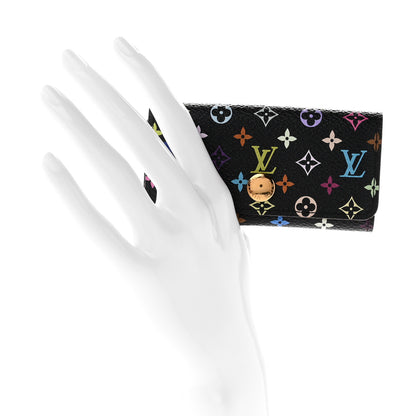Louis Vuitton Monogram Multicolor Multicles 4 Key Holder Black Grenade 2 of 7