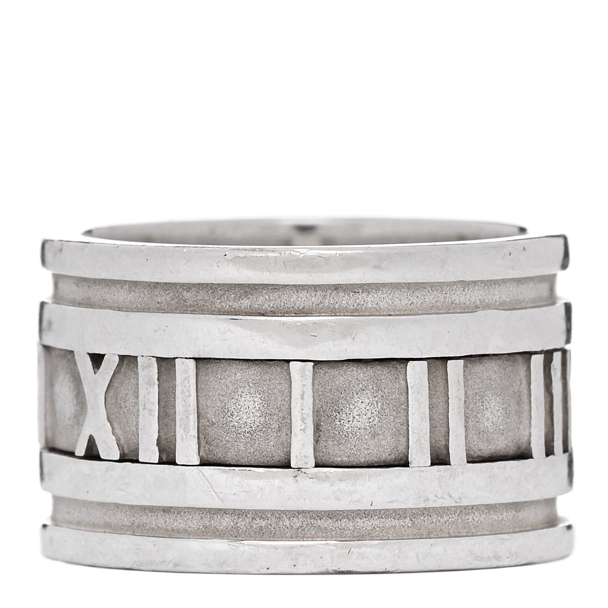 Sterling Silver 12mm Atlas Band Ring 49 5