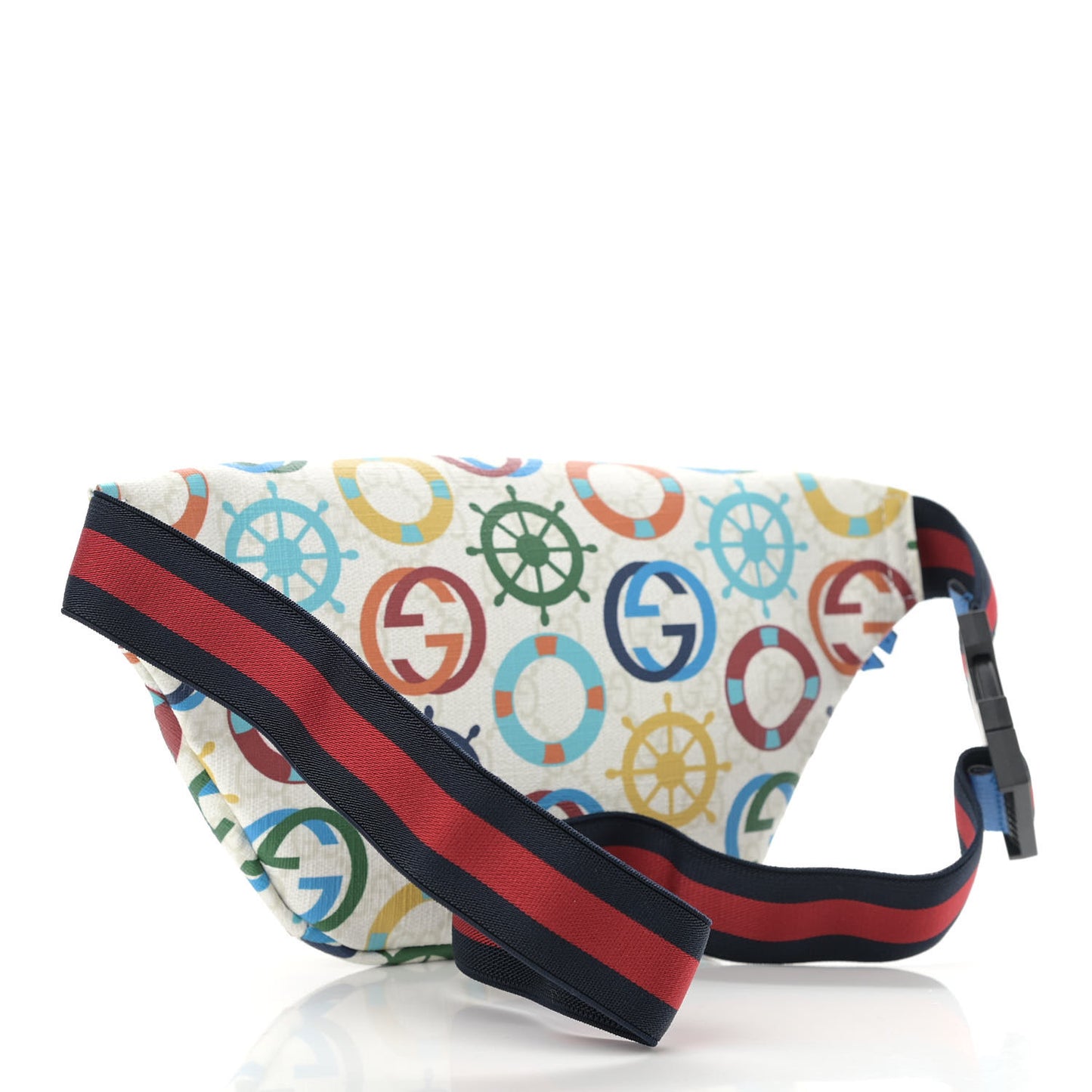 Soft GG Supreme Monogram Real Adventure Childrens Belt Bag Multicolor