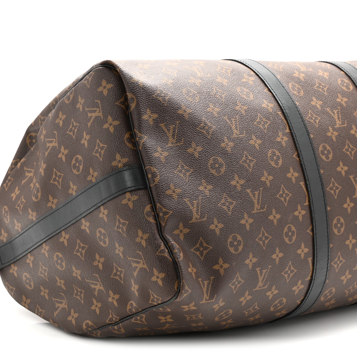 Louis Vuitton Monogram Macassar Keepall Bandouliere 55 8 of 13