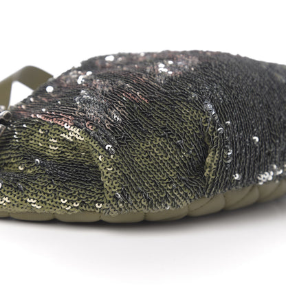Chanel Sequin Coco Cuba Waist Bag Fanny Pack Khaki 7 of 10