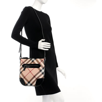 Burberry Supernova Check Small Dryden Crossbody Bag Black 2 of 7